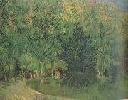 Vincent Van Gogh A Lane in the Public Garden at Arles (nn04) Spain oil painting artist